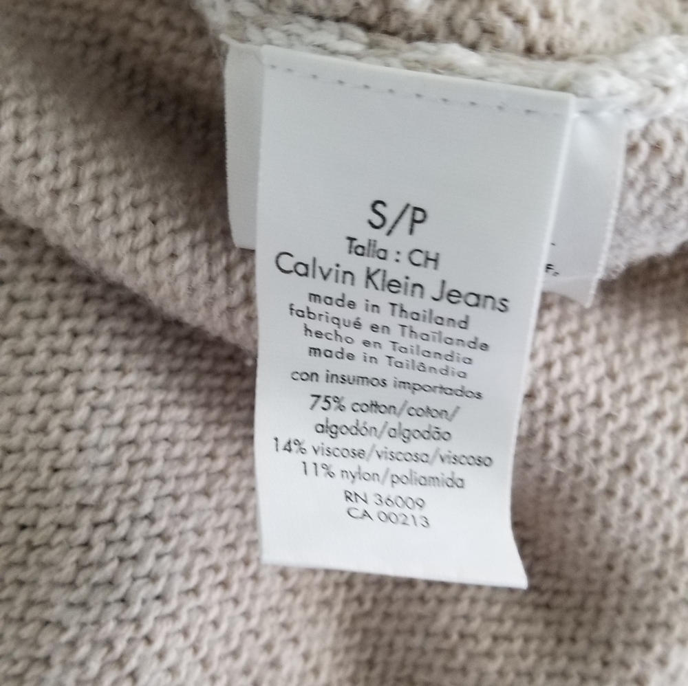 Calvin Klein Jean Hi Low Tunic - Picture 8 of 8